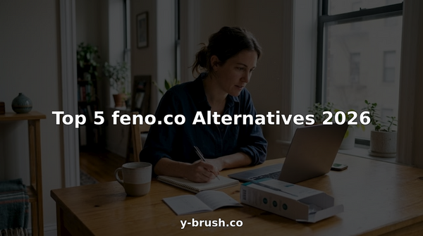 Woman comparing oral care devices at kitchen table