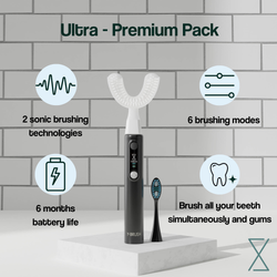 Y-Brush Ultra Sonic Toothbrush - Premium Pack