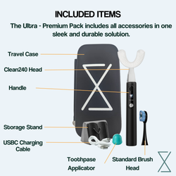 Y-Brush Ultra Sonic Toothbrush - Premium Pack