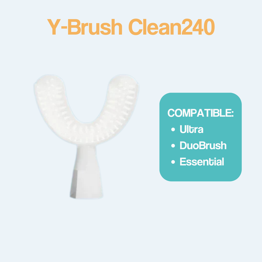 Y-Brush Clean240 Brush Head (Replacement Brush Head) - for Ultra, DuoBrush, Essential