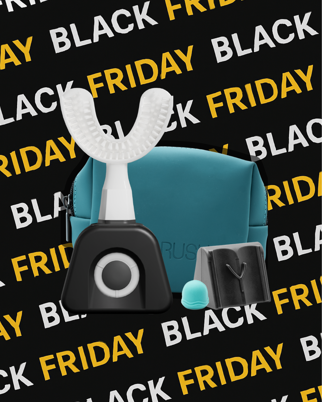 NylonBlack Sonic Electric Toothbrush - Premium Pack