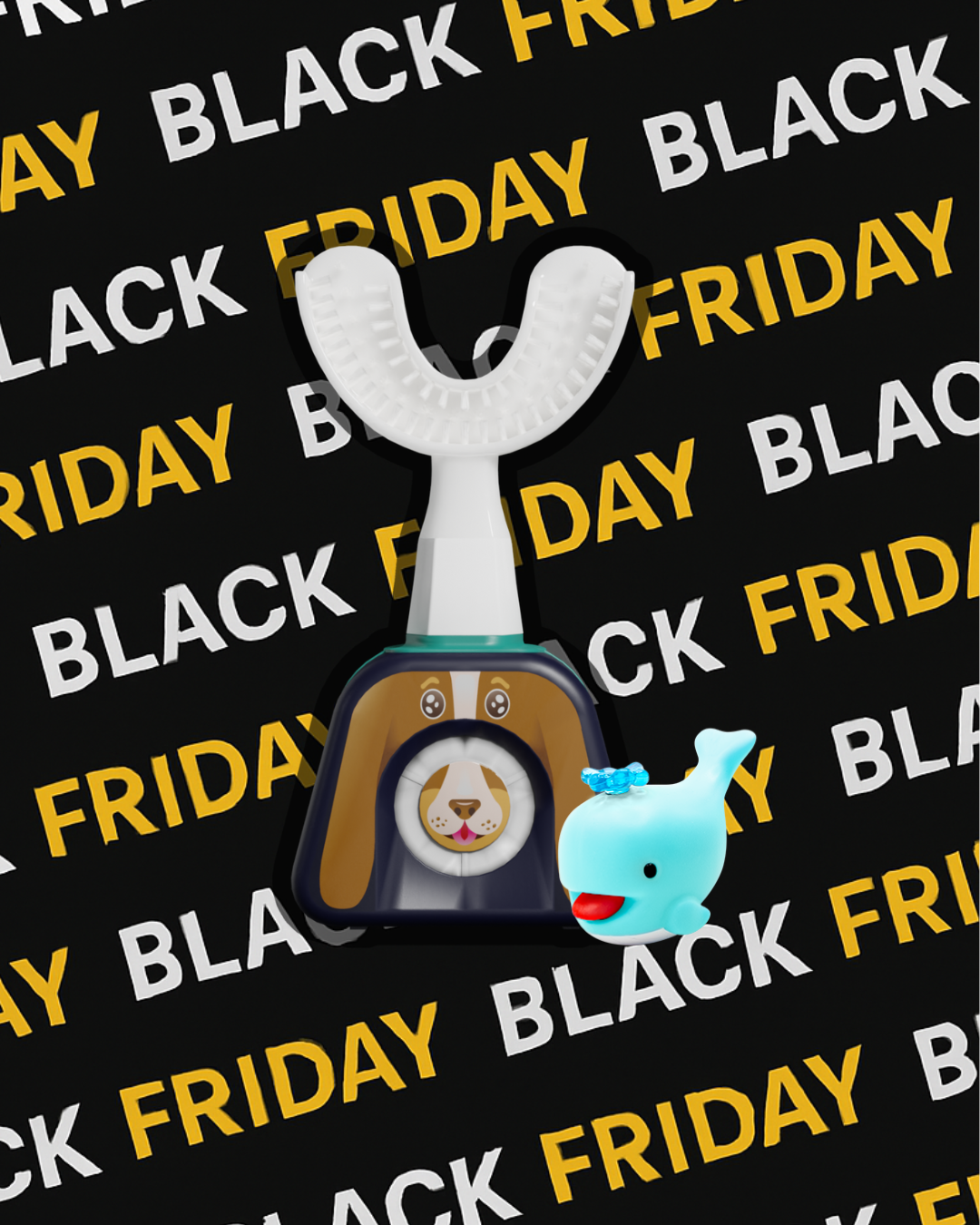 Y-Brush NylonKids Sonic Electric Toothbrush (4-12 years old)