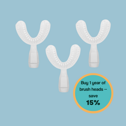 Pack of 3 - Replacement Brush Heads Compatible with Philips Sonicare®